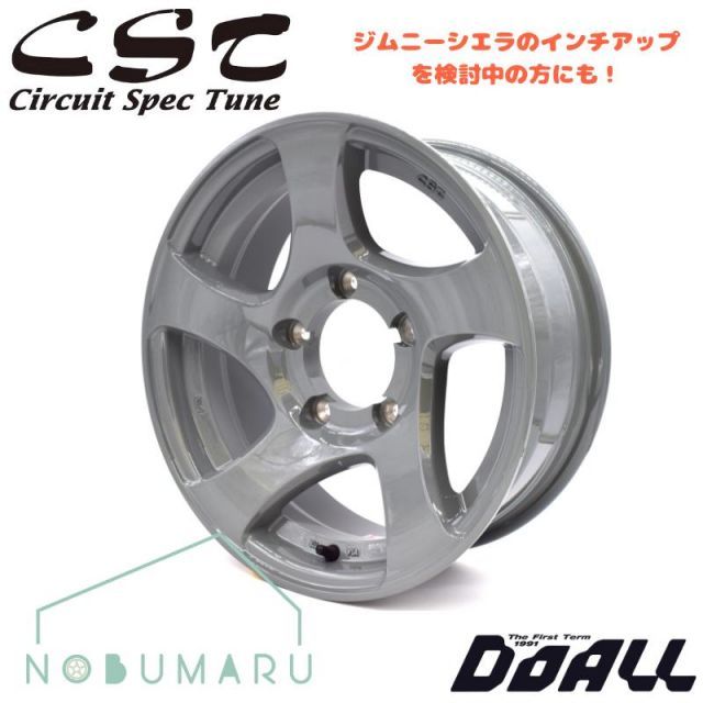 CST ZERO1 HYPER JL Cement gray ホイール４本セット 16x6.0J-5 5|139.7 セメントグレー 色