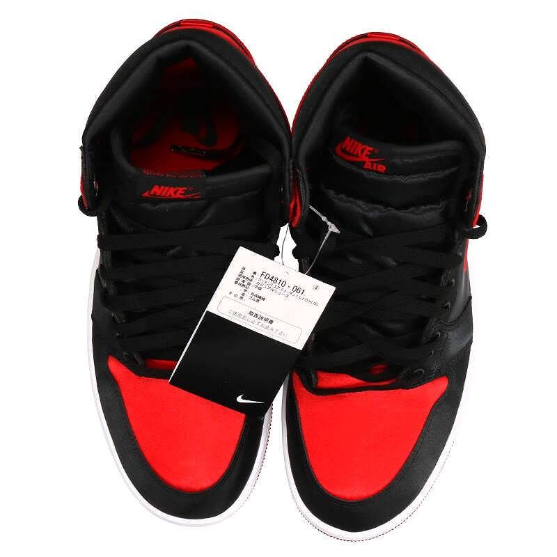 ナイキ WMNS AIR JORDAN 1 HIGH OG SATIN BRED FD4810-061 ウィメンズ ...