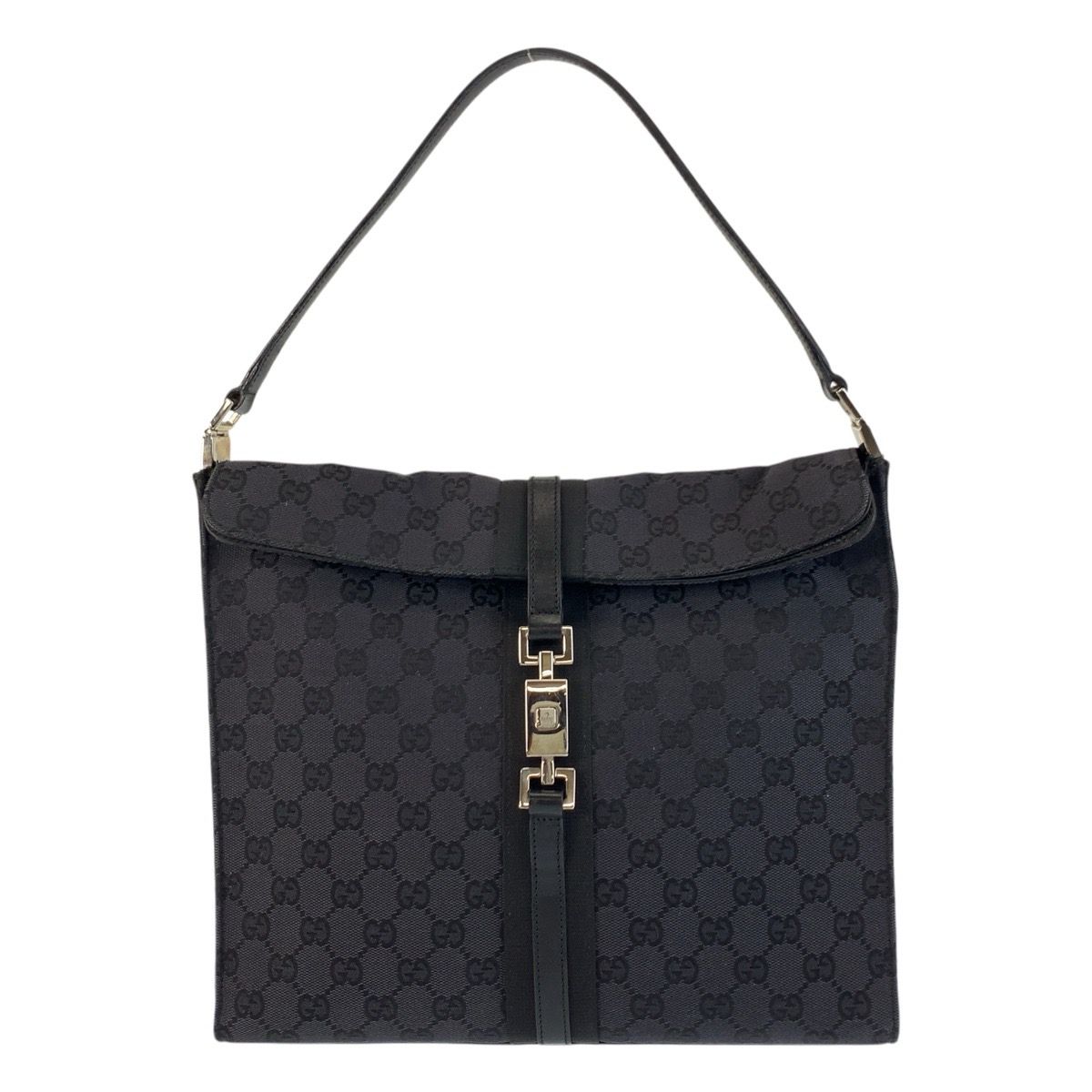 美品 GUCCI グッチ ジャッキー ブラック 黒 シルバー金具 GG