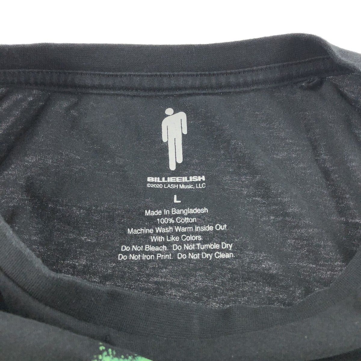 古着 BILLIE EILISH ビリーアイリッシュ バンドTシャツ バンT メンズL  
