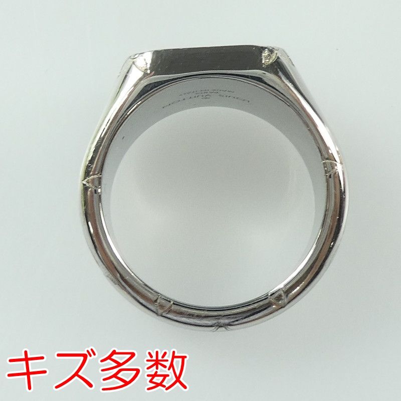 Louis Vuitton シグネットリング モノグラム　シルバー　Lサイズ シグネットリング モノグラム S00｜ルイ・ヴィトン 公式サイト