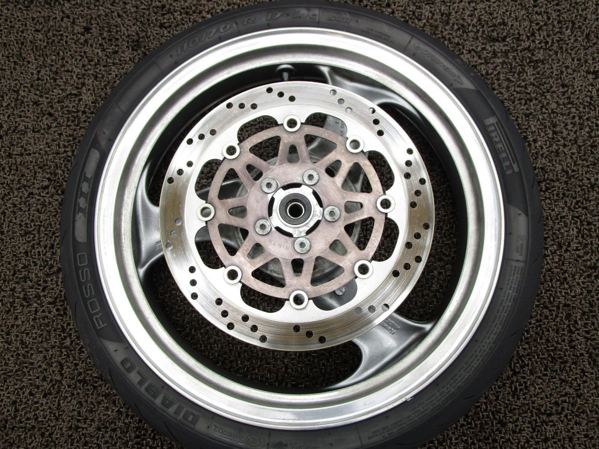 バリオス フロントホイール ディスク Y87！ZR250A カワサキ 【 ZX250CE 】 BALIUS キャブ車 動画有