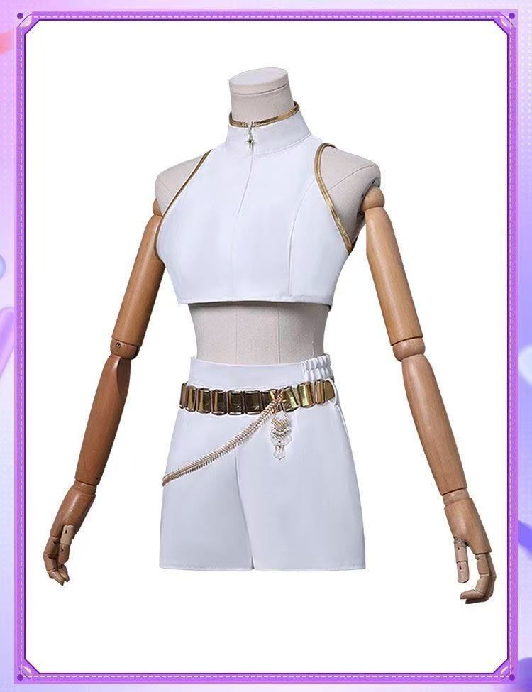 白レザー打歌服風 高品質
