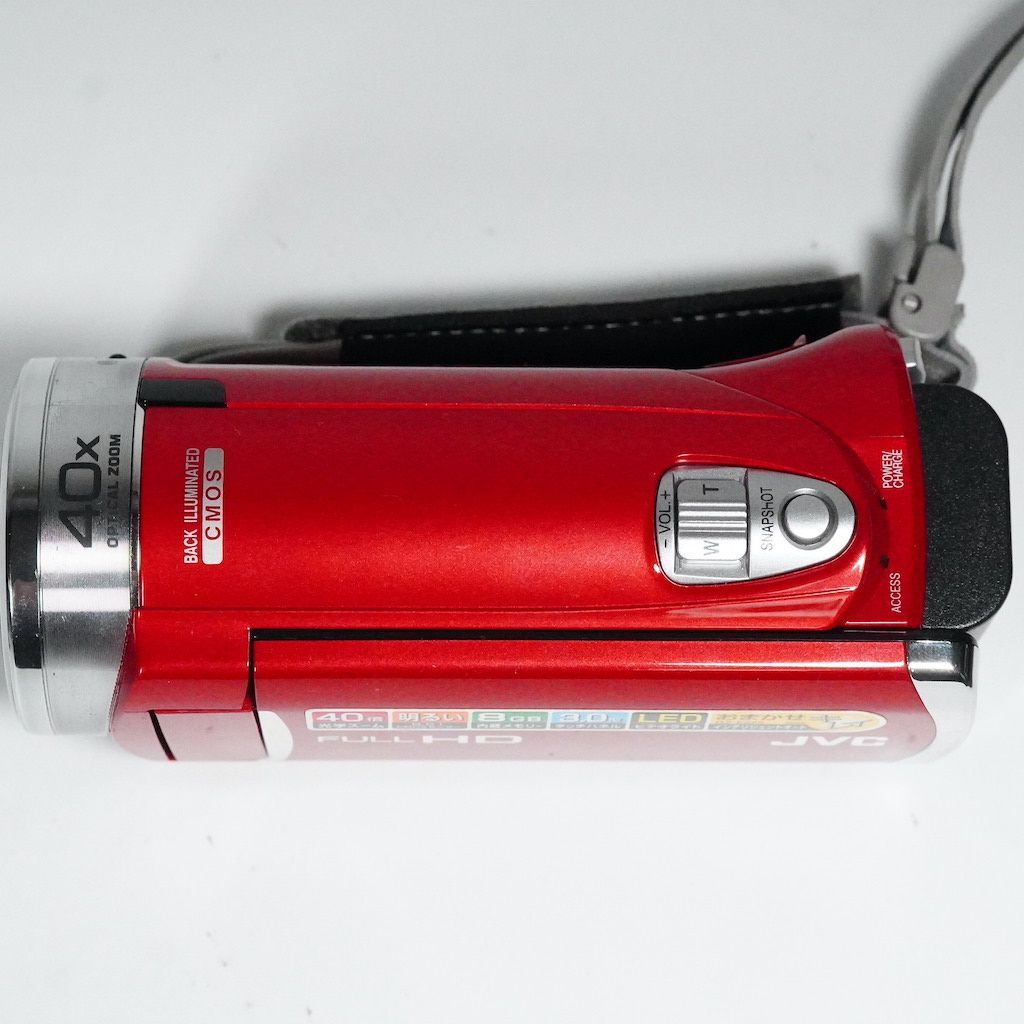 JVC Victor Everio GZ-E225-R レッド 動作OK 1週間保証 /1402 - メルカリ