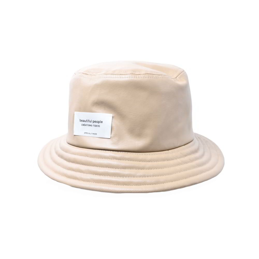 beautiful people フェイクレザー バケットハット - メルカリ