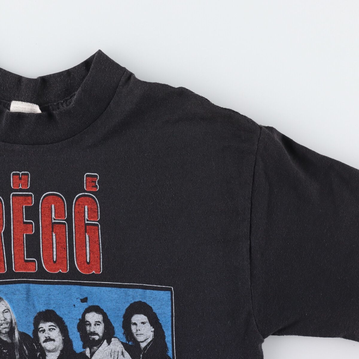 80年代 THE GREGG ALLMAN グレッグオールマン NO ANGEL TOUR 両面プリント バンドTシャツ バンT メンズS ヴィンテージ /eaa338486