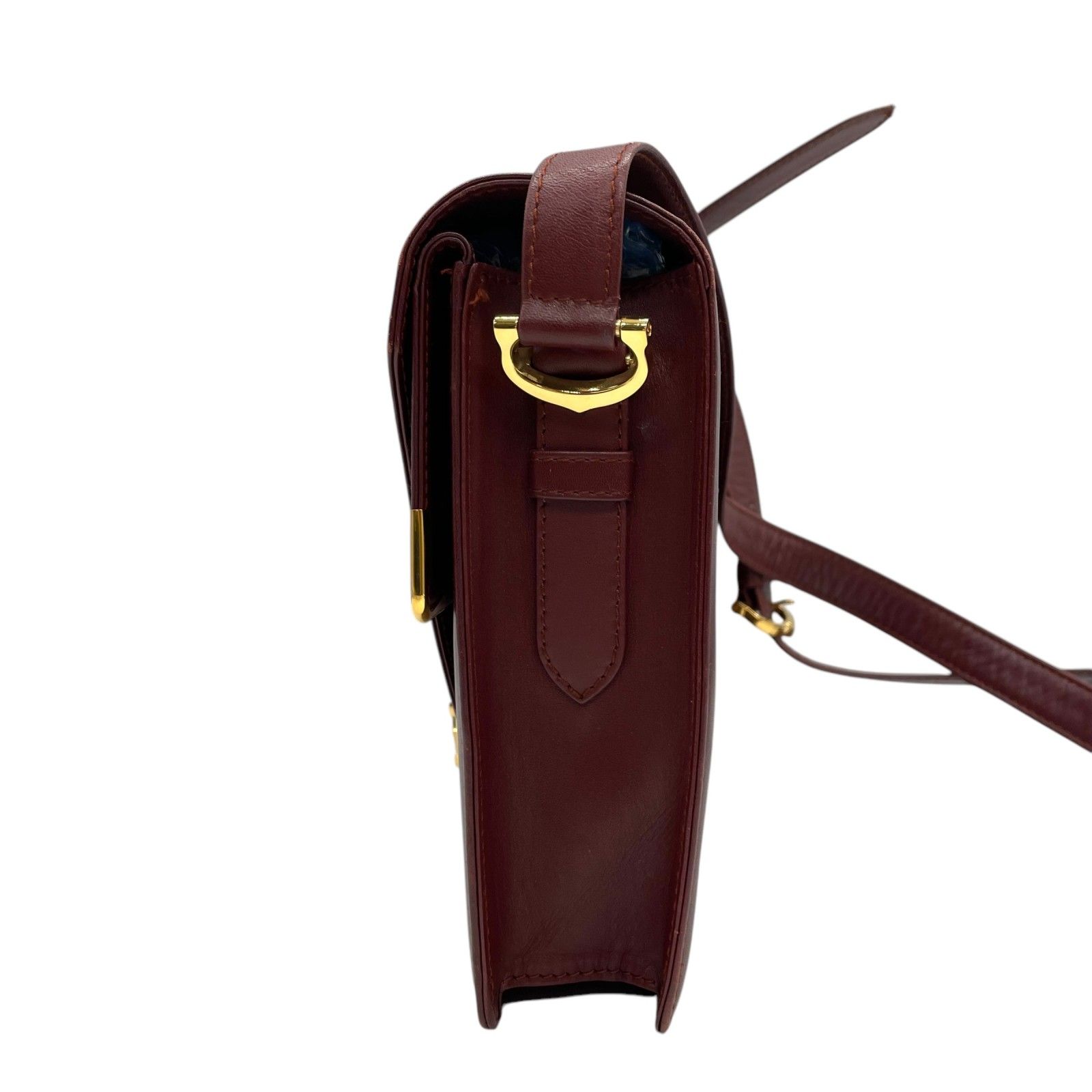 美品】Cartier カルティエ マストライン ショルダーバッグ 赤 レッド