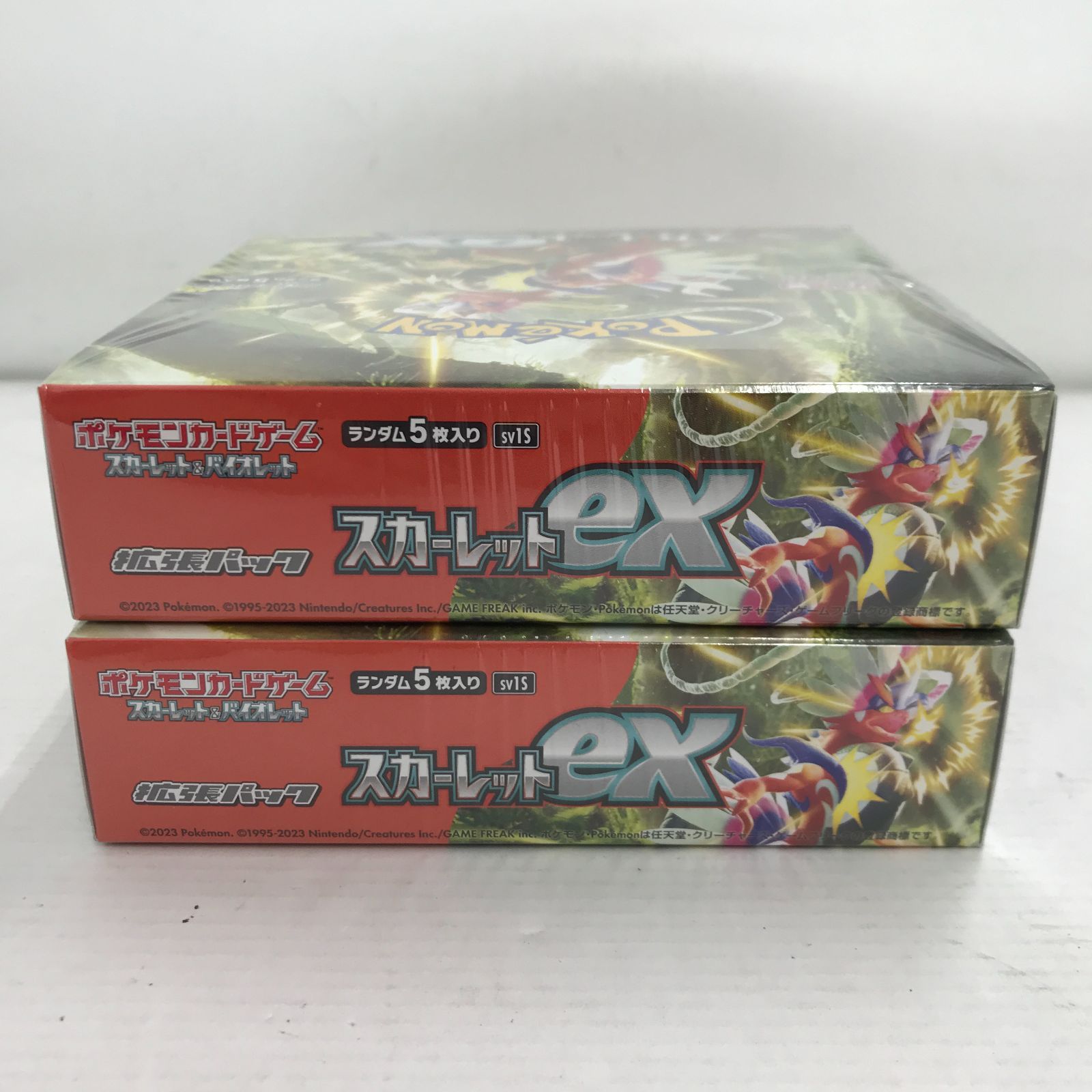 ポケモンカードゲーム 拡張パック スカーレットex 2箱 シュリンク付き