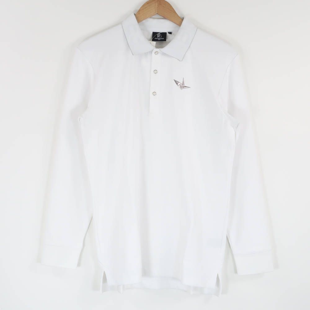 美品 1PIU1UGUALE3 ウノピュウノウグァーレトレ GRT204 ジローラモコラボ ゴルフポロシャツ V(L) ポリエステル100％ 長袖 トップス スポーツウェア メンズ HU1347A83 美品 1PIU1UGUALE3 ウノピュウノウグァーレトレ GRT204