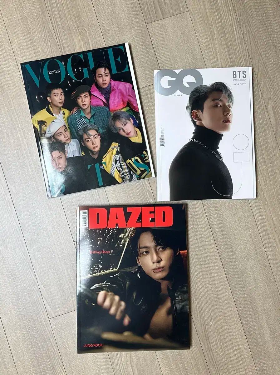 BTS ジョングク(JUNGKOOK・JK・グク) 雑誌 DAZED + GQ VOGUE