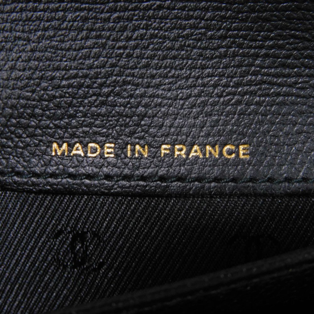 シャネル　ヴィンテージ　ココマーク　エナメル　黒色　がま口　長財布　ウォレット CHANEL（シャネル） ココマーク ビコローレ がま口付 長財布 レザー