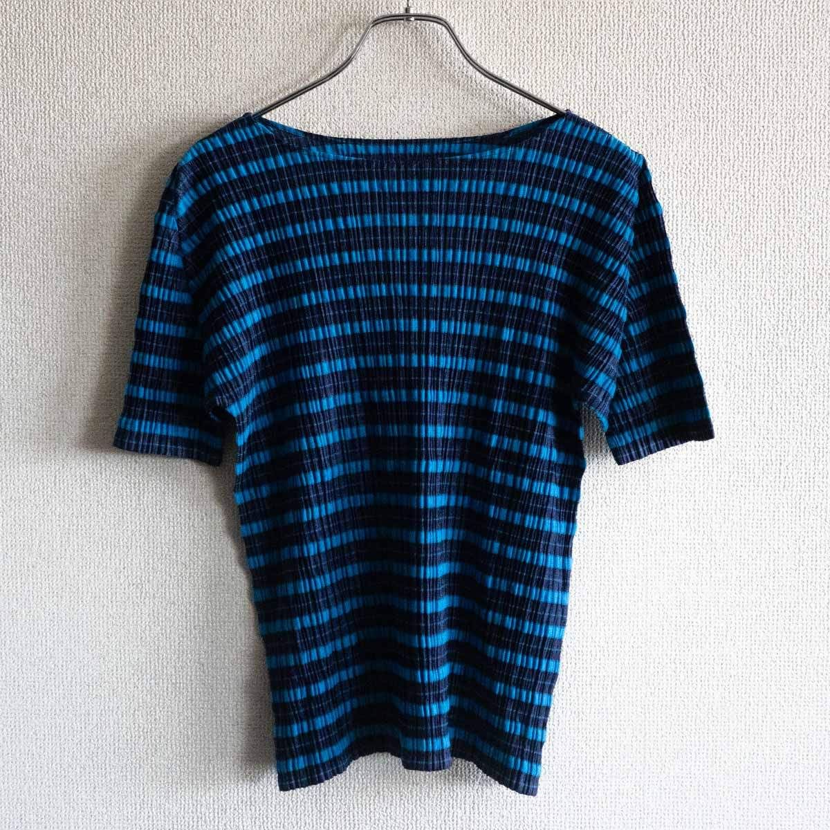 PLEATS PLEASE 柄 プリーツ カットソー プリーツプリーズ ISSEY MIYAKE イッセイミヤケ 25041109