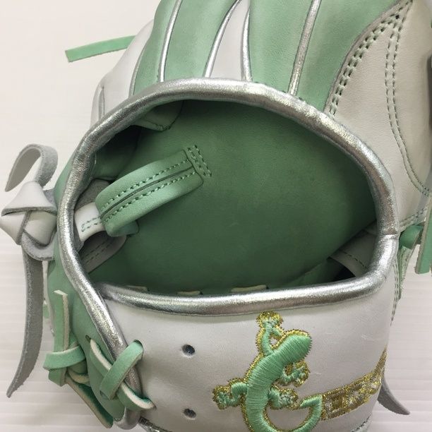 中古品 ゲッコー GECKO オーダー 軟式 内野手用グローブ ミント 