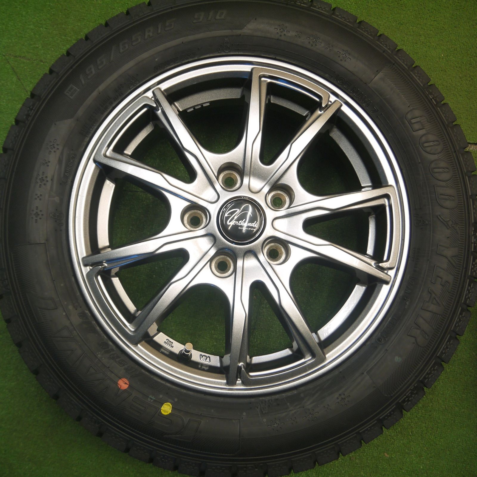 195/65R15 グッドイヤー アイスナビ 4本24年④