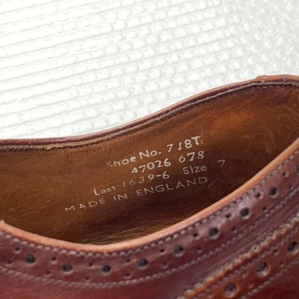 イングランド製☆90s以前? ビンテージ品☆LOAKE ローク☆サイズ7☆25.5