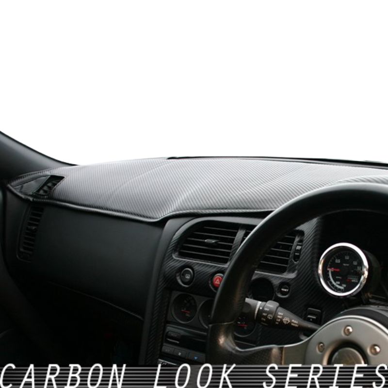 受注生産3week カーボンルック ダッシュマット スカイライン R33系 車 カスタム パーツ 内装 おしゃれ ドレスアップ