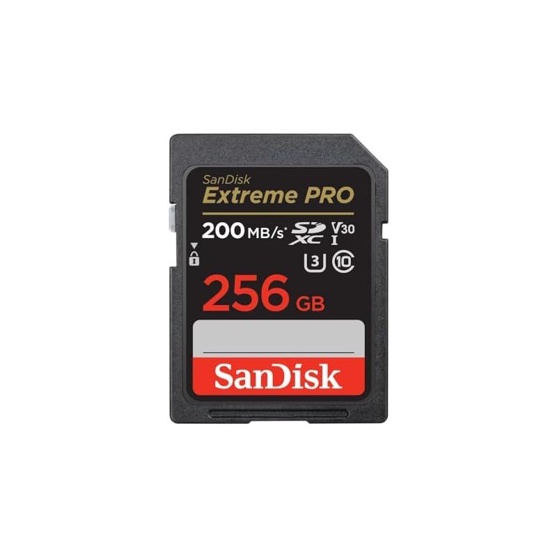 SanDisk (サンディスク) 256GB Extreme PRO SDXC UHS-I メモリーカード - C10、U3、V30、4K UHD、SDカード - SDSDXXD-256G-GN4IN Digital Cameras対応