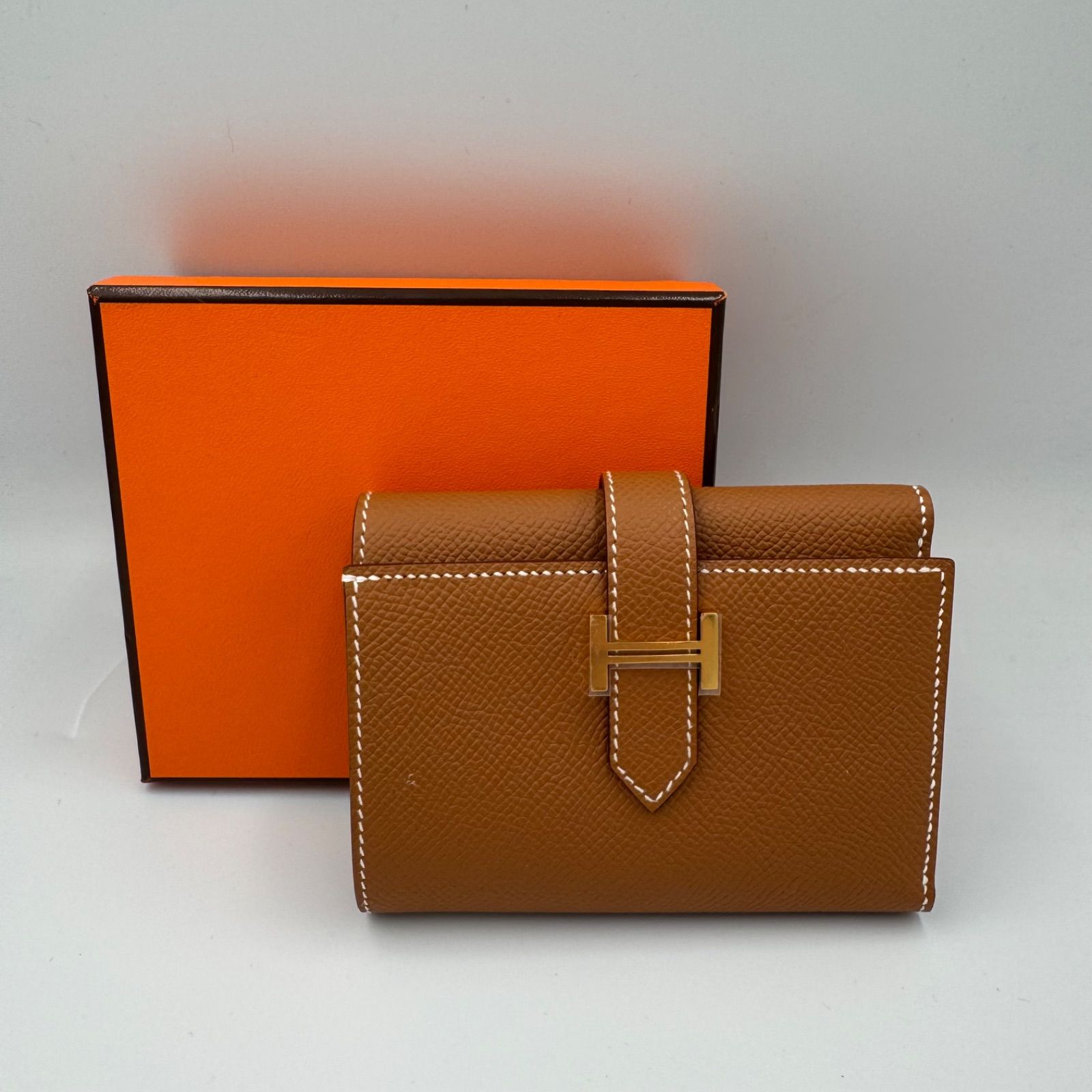 未使用】HERMES ベアンコンビネ ゴールド ゴールド金具 ヴォー