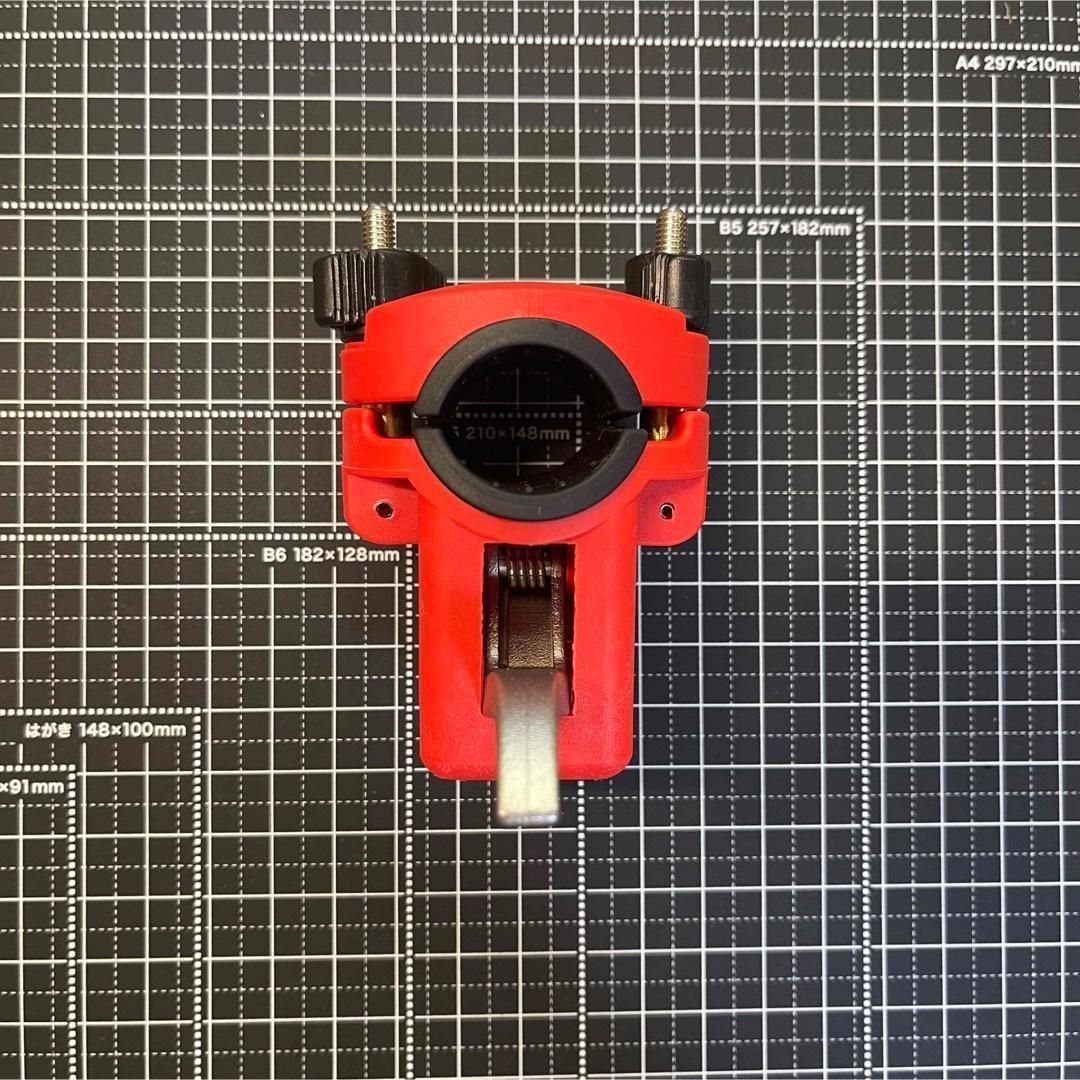 ピトンクランプ　ロッドクランプ　ピトンクランプ　ロッドキーパー　着脱式　石鯛