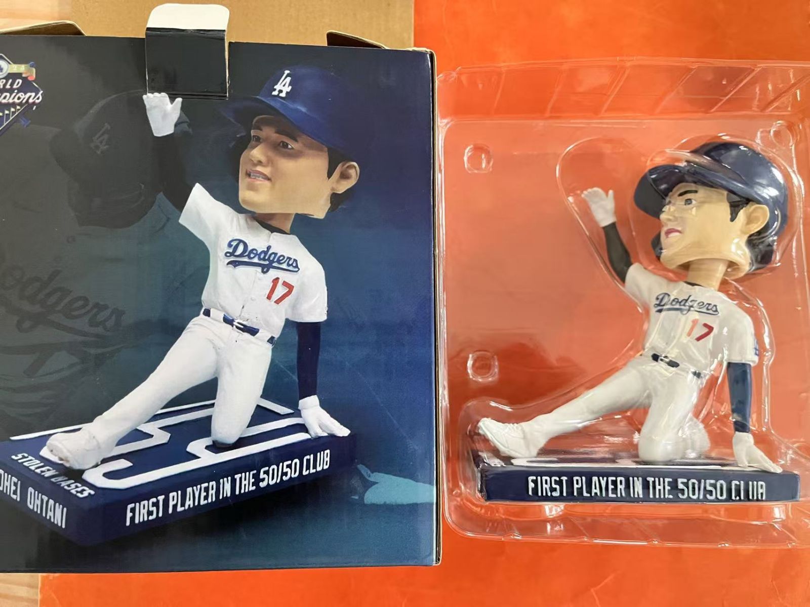 新品 大谷翔平 選手50/50 ボブルヘッド フィギュア人形 No.5 新品 大谷翔平 選手50/50 ボブルヘッド フィギュア人形 No.5