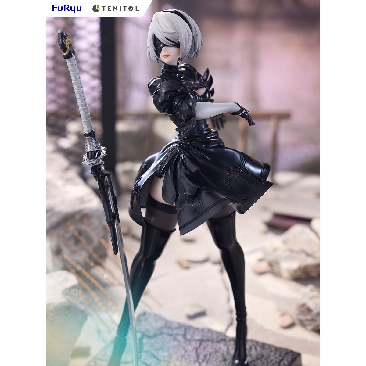 TENITOL 2B(ヨルハ二号B型) NieR:Automata(ニーア オートマタ) Ver1.1a 完成品 フィギュア(AMU-TNL0101) フリュー TENITOL 2B（ヨルハ二号B型） – フィギュア通販はFURYU HOBBY MALL