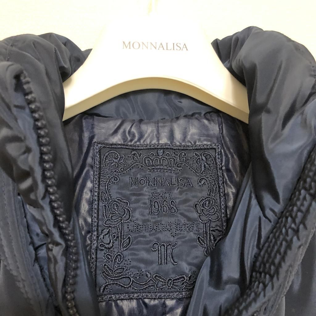 ☆MONNALISA モナリザ コート 130cm 送料込 467547 - メルカリ 