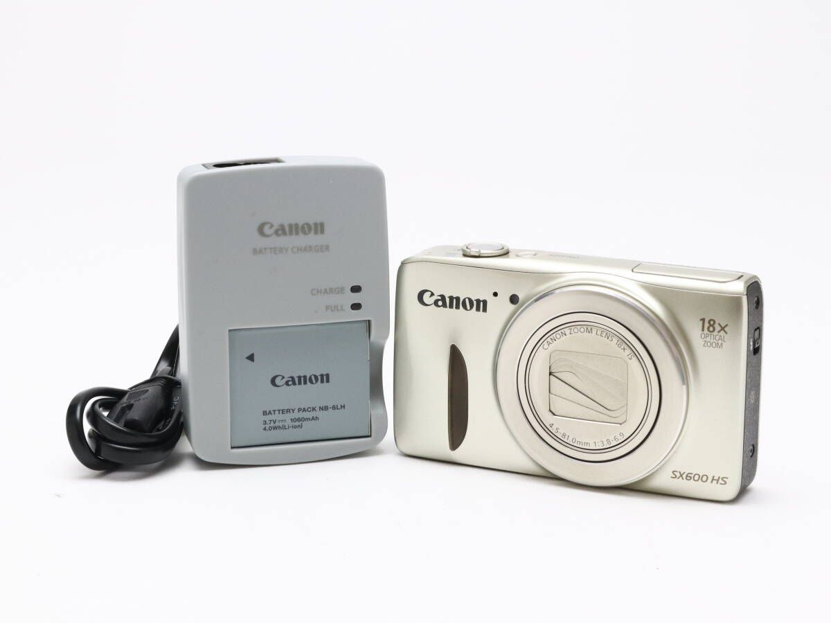 AB (良品) Canon キヤノン PowerShot SX600 HS ゴールド 初期