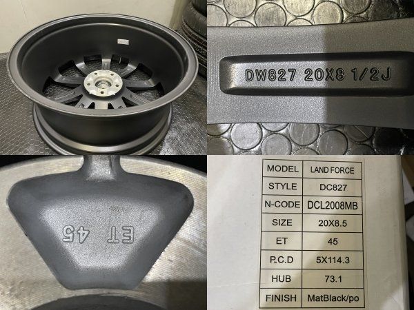 新品 バランス調整済み【Roadclaw 245/45R20】夏タイヤ【LAND FORCE 20