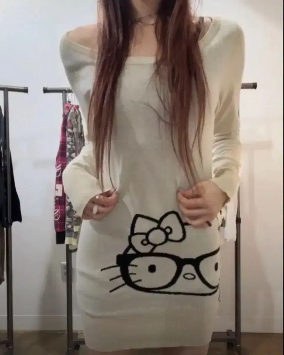 Sanrio サンリオ ハローキティ ニット ワンピース