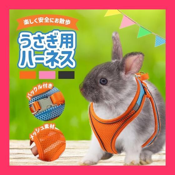 スタッフおすすめ！】TiDaOne うさぎ ハーネス うさぎ リード