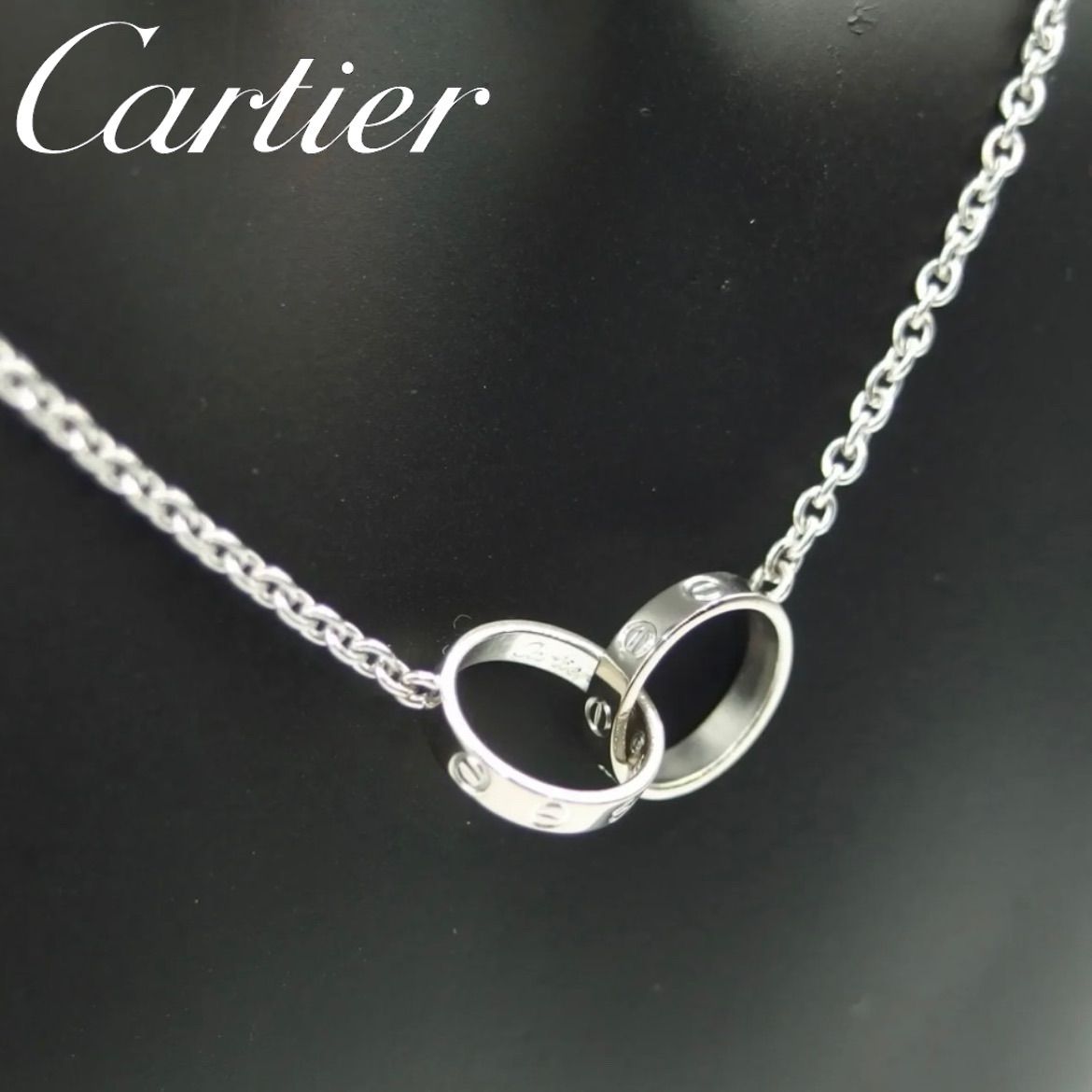 Cartier カルティエ ラブネックレスK18WG