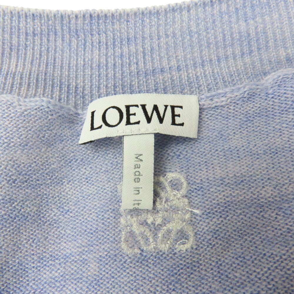 LOEWE - 【中古】 ロエベ カーディガン XS ウール アイボリー サックスブルー アシンメトリー バイカラー アパレル レディース 女性 LOEWE 楽天市場】【中古】 ロエベ カーディガン XS ウール アイボリー
