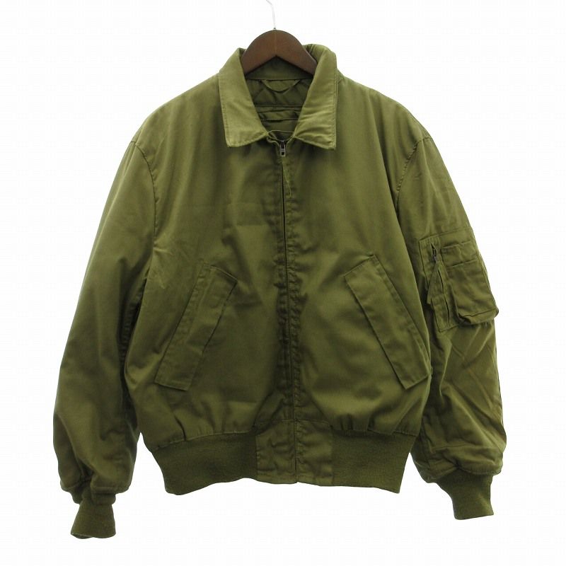 アルファ ALPHA 86年製 米軍 CVCタンカースジャケット ブルゾン SCOVILLジップ コールド ウェザー ミリタリー 80's ヴィンテージ 当時物 M IBO63 0214