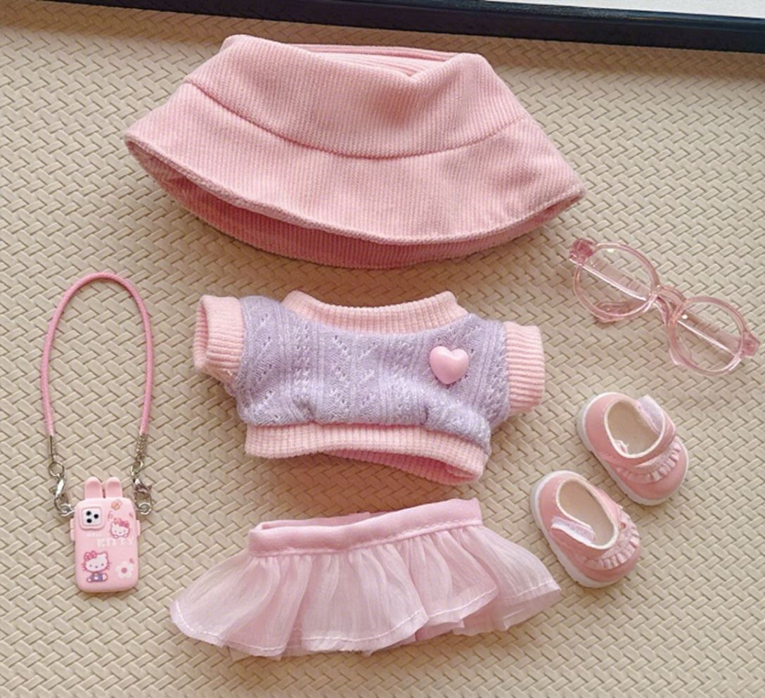 POPMART ポップマート LABUBU ラブブ 着せ替え服6点セット