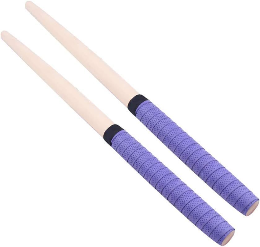 新着商品 太鼓 使いやすい 先尖型 マイバチ 2本1組 長さ約350mm 太鼓の達人用 直径20mm 紫 Chaojibao パープル