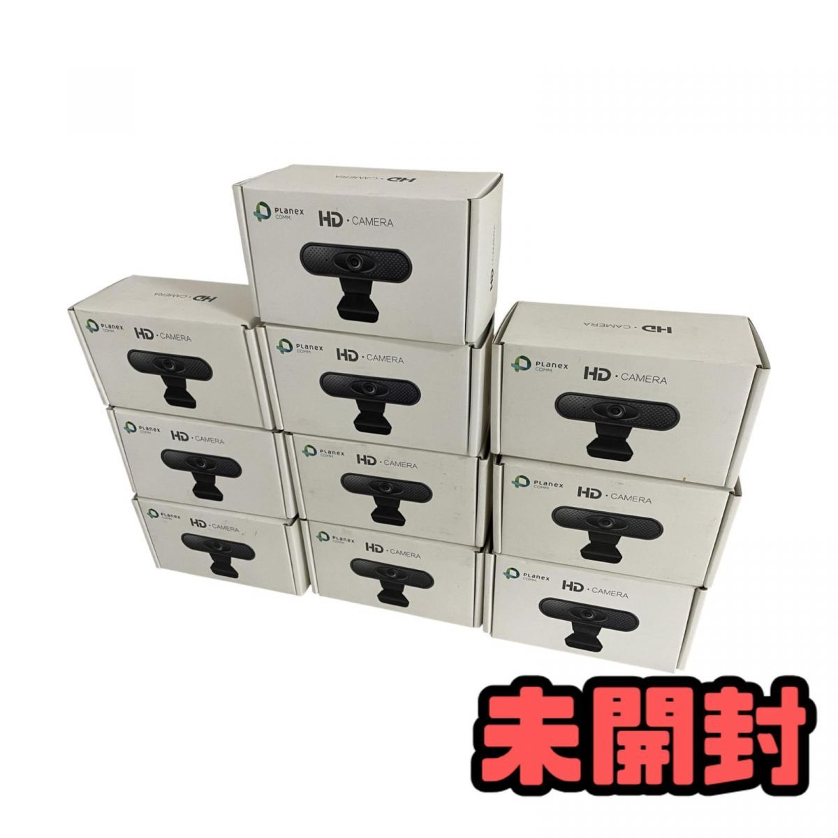 未開封 Webカメラ 10点 PLANEX プラネックス フルHD対応 USB-CAM01 AMK839314相