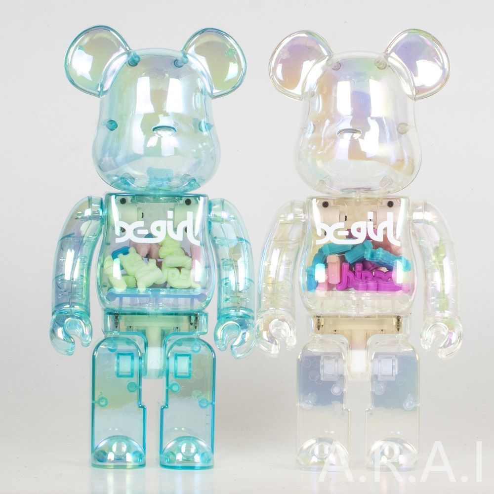 新品未使用】【割引価格】【数量限定】 ベアブリック BE@RBRICK B@BY 400% 28センチ X-Girl 千秋 透明 ブルー ホワイト 2 体セット - メルカリ