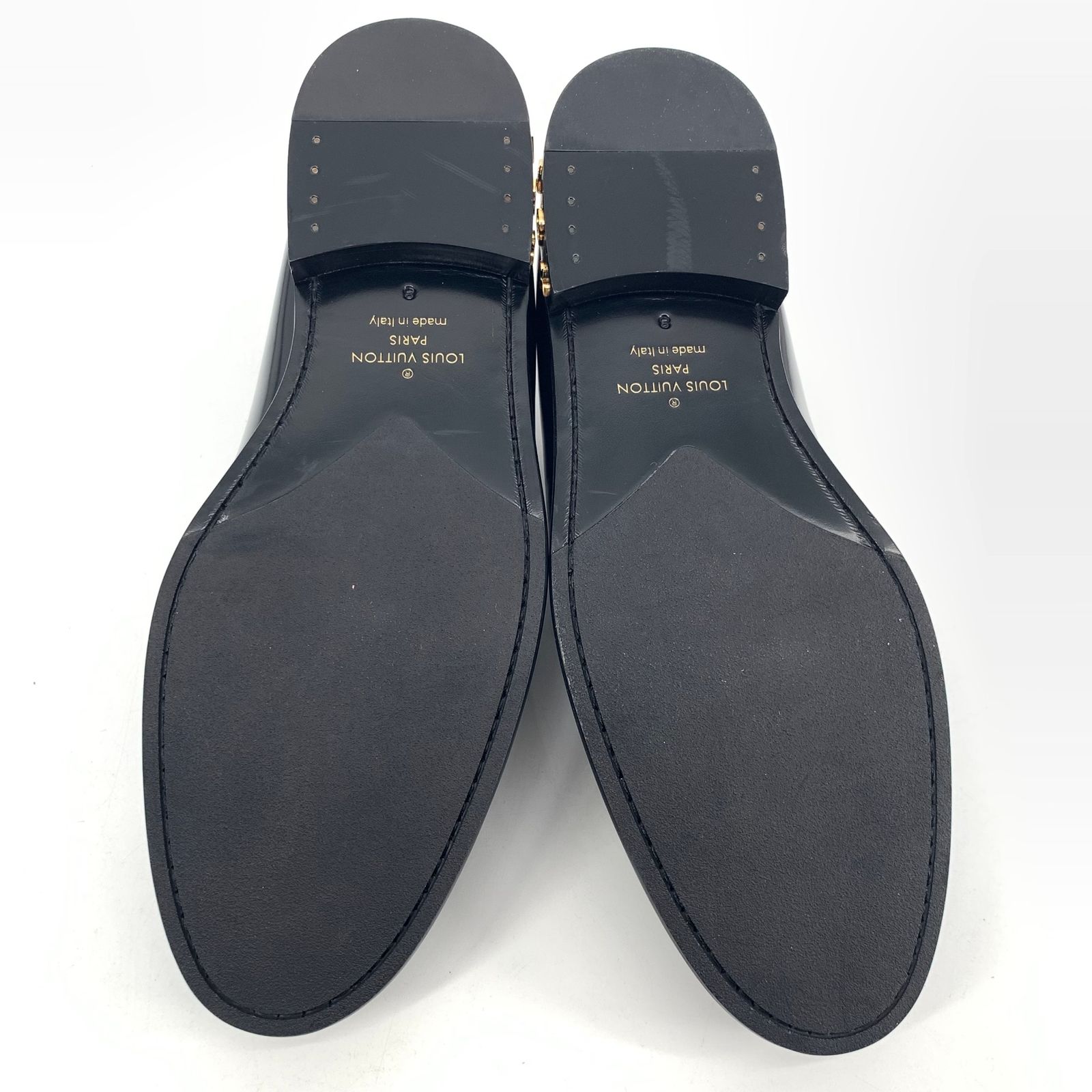 Louis Vuitton ブラウン ローファー　未使用品 中古・古着通販】LOUIS VUITTON (ルイ ヴィトン) LV金具