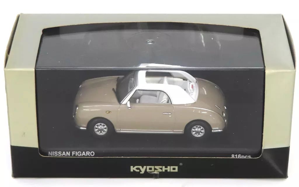 中古】京商 1/43 ニッサン フィガロ オープントップ ベージュ