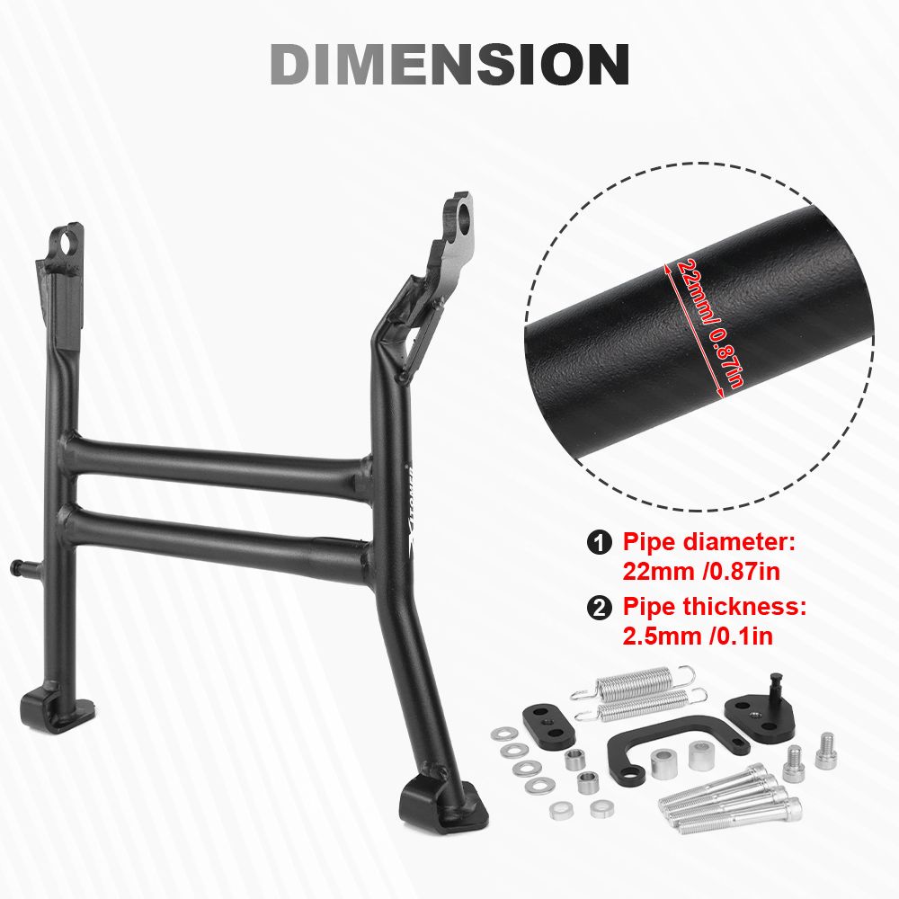 スズキ DR650 DR650SE 1996-2025 2025 2025 バイク 二輪 ブラック キックスタンド センタースタンド フット センタースタンドホルダー DR 6