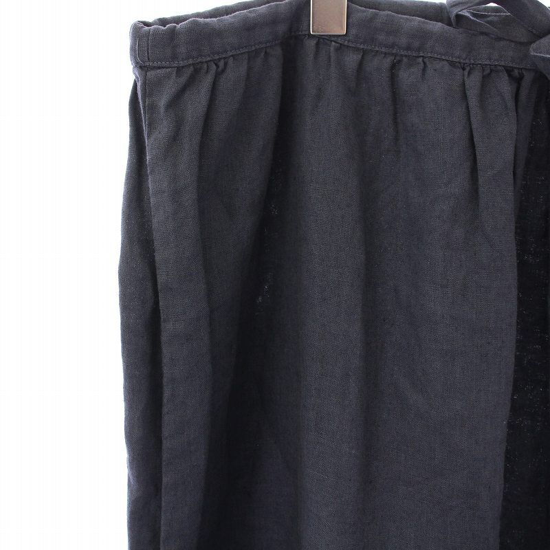 ネストローブ　フレアスカート nest Robe ネストローブ 2way リネンフレアギャザースカート