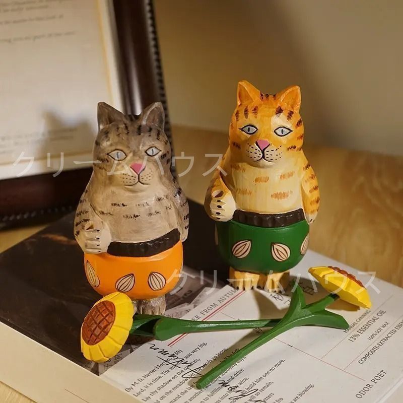 置物 装飾品 フィギュア 猫 ネコ キャット インテリア雑貨