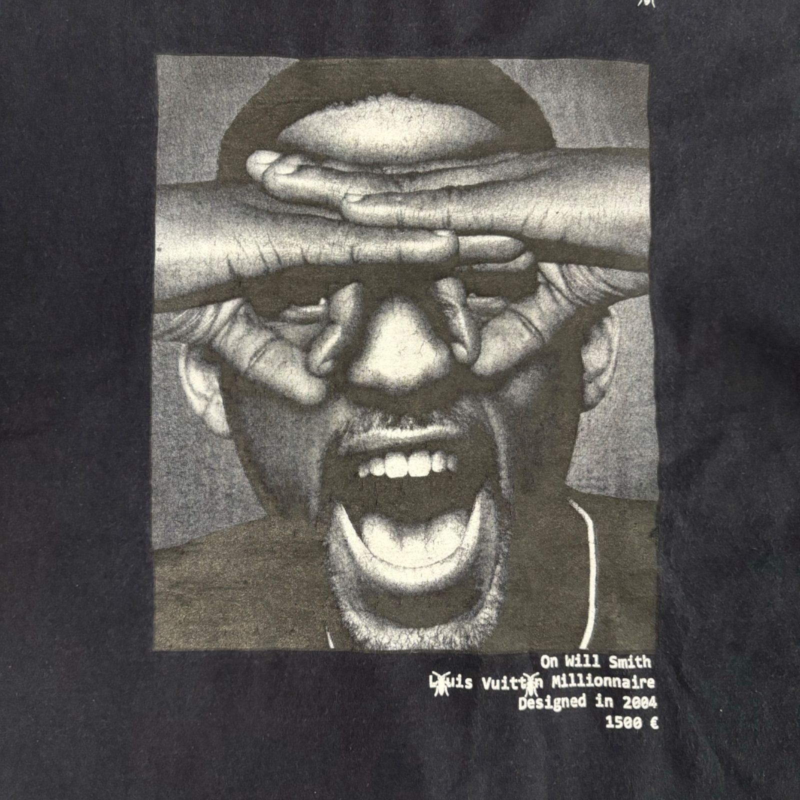 HYPE MEANS NOTHING WILL SMITH Tシャツ ウィルスミス フランス製 古着 M ハイプミ－ンズノーシング