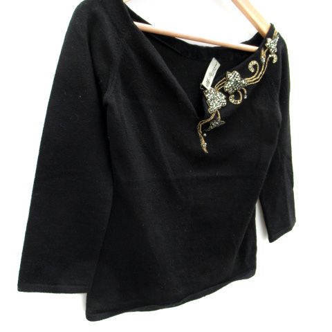 ブルマリン Blumarine カットソー 七分袖 スリットネック