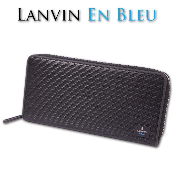 ランバンオンブルー LANVIN en Bleu 牛革／山羊革 ラウンドファスナー