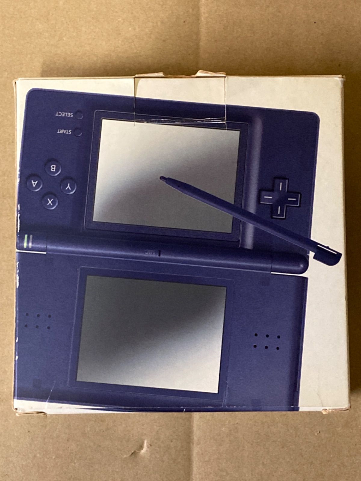 25【ジャンク品】Nintendo DS Lite 本体 エナメルネイビー