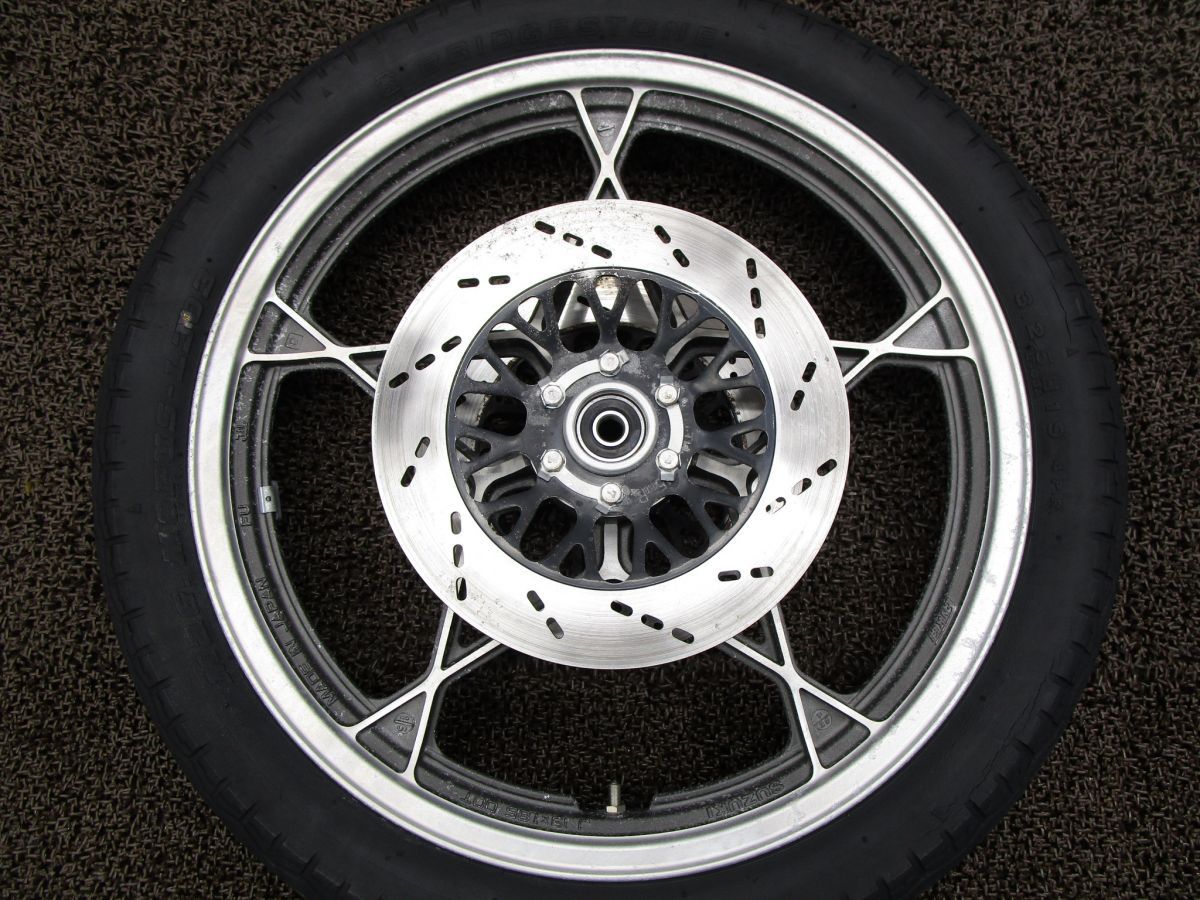 GSX750S カタナ フロントホイール ディスク 星型 □A6258 GS75X スズキ GS75X 刀 KATANA キャブ車