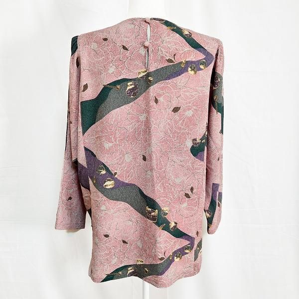 anc 詩仙堂 ヒトシタムラ HITOSHI TAMURA カットソー ピンク 緑 マルチ