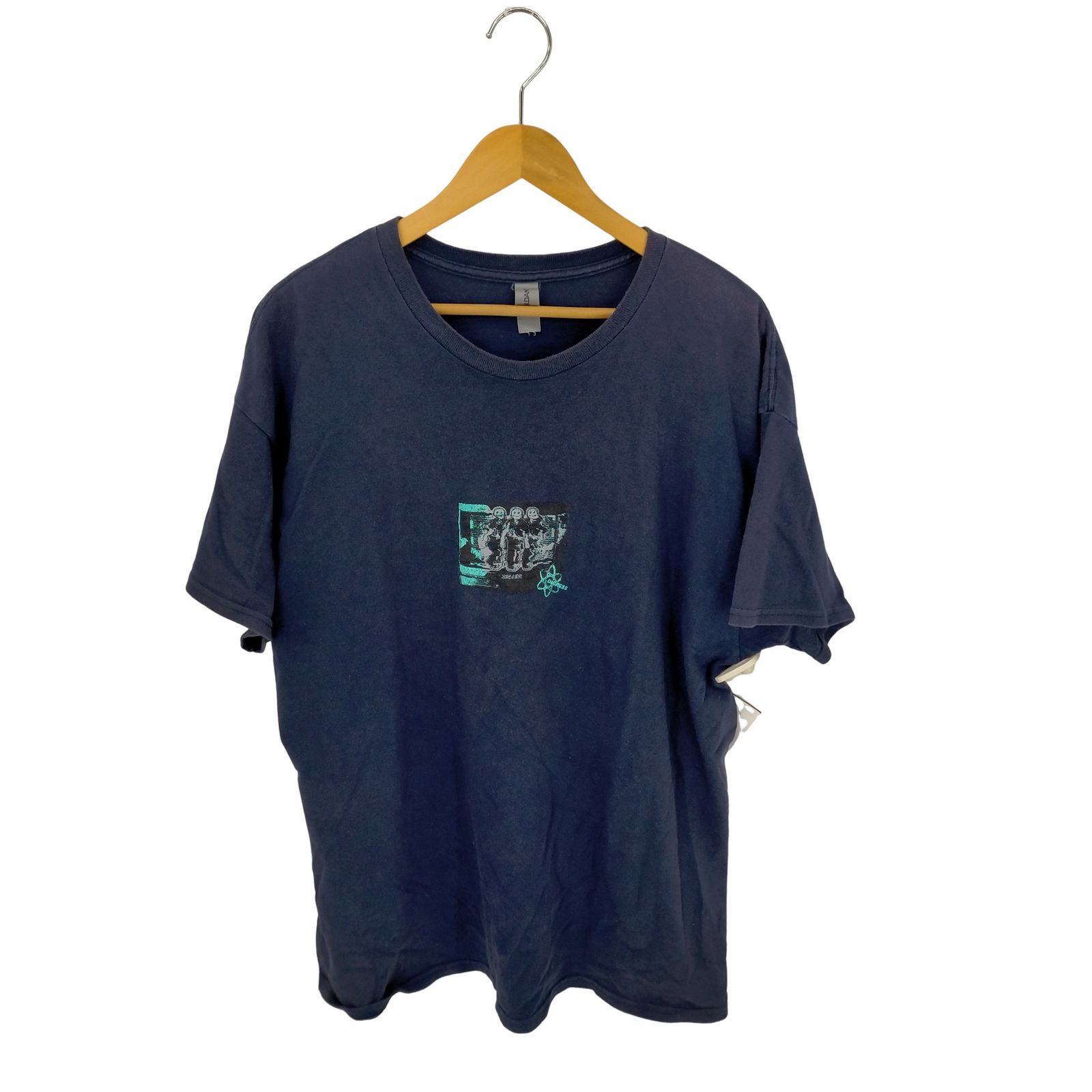 ギルダン GILDAN フロントプリントクルーネックTシャツ メンズ 表記無 