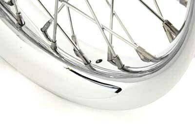 Profile Smooth スポークホイール リア用 16×3 1986〜99年FXST FLST XL FXR FXD BRIGHTFACE_UK